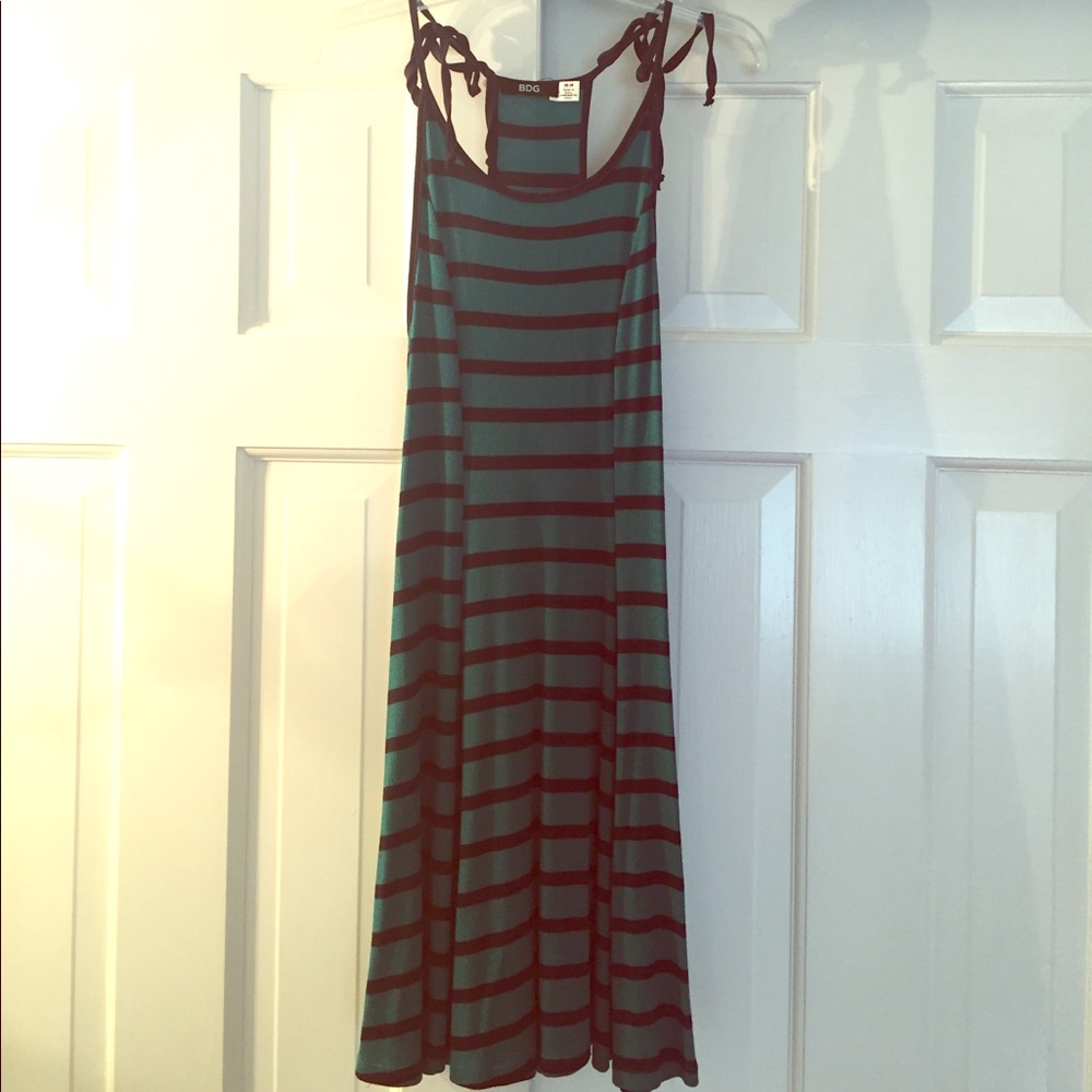 Striped skater dress